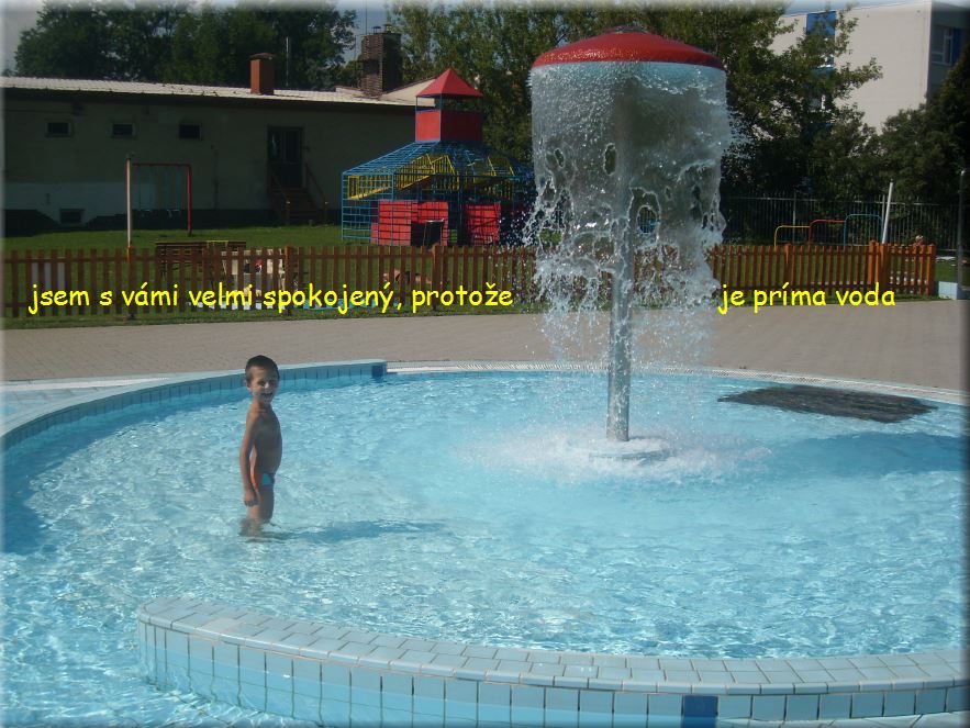 na koupališti v LN